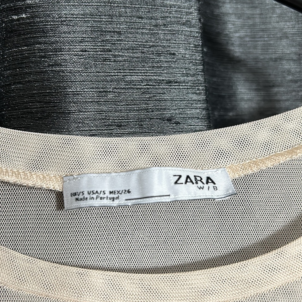 Zara Floral Butterfly Sheer Top, small - Picture 4 of 4